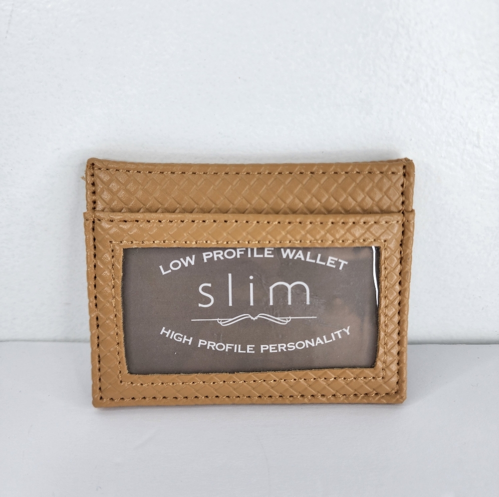 NO BRAND Low Profile Slim Wallet. New Without Tags.